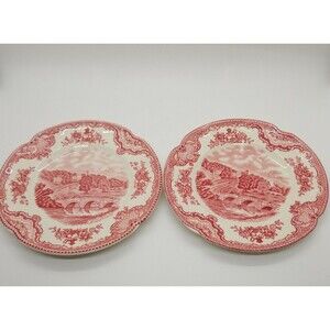 Johnson Brothers England Old Britain Castles Bread & Butter Dessert Plates